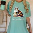 Girls Books I Do What I Want Calico Cat Lover Women's Comfort Colors T-Shirt Violet Girls Books I Do What I Want Calico Cat Lover Women's Comfort Colors T-Shirt Violet