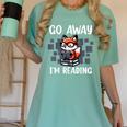Go Away I'm Reading Book Reader Cute Fox Librarians Women's Comfort Colors T-Shirt Violet Go Away I'm Reading Book Reader Cute Fox Librarians Women's Comfort Colors T-Shirt Violet