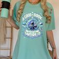 A Good Book Is Out Of This World Shirt Astronaut Reading Women's Comfort Colors T-Shirt Violet A Good Book Is Out Of This World Shirt Astronaut Reading Women's Comfort Colors T-Shirt Violet