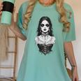 Gothic Goth Girl Woman Movie Book Art Women's Comfort Colors T-Shirt Violet Gothic Goth Girl Woman Movie Book Art Women's Comfort Colors T-Shirt Violet