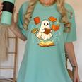 Halloween Cute Ghost Shirt Reading Books Ghost Women's Comfort Colors T-Shirt Violet Halloween Cute Ghost Shirt Reading Books Ghost Women's Comfort Colors T-Shirt Violet