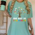 Happy 100 Days In The Books Reading Celebration Graphic Tees Women's Comfort Colors T-Shirt Violet