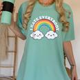 I Hate Everybody Rainbow Sarcastic Grumpy Introvert Women's Comfort Colors T-Shirt Violet I Hate Everybody Rainbow Sarcastic Grumpy Introvert Women's Comfort Colors T-Shirt Violet