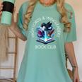 High Lords & Wingleaders Book Club Fantasy Storm Dragon Women's Comfort Colors T-Shirt Violet High Lords & Wingleaders Book Club Fantasy Storm Dragon Women's Comfort Colors T-Shirt Violet