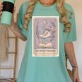 Hockey Romance Tarot Card Books Reader Cozy Reading Women's Comfort Colors T-Shirt Violet
