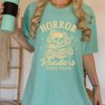 Horror Reading Spooky Vibes Bookish Horror Readers Book Club Women's Comfort Colors T-Shirt Violet Horror Reading Spooky Vibes Bookish Horror Readers Book Club Women's Comfort Colors T-Shirt Violet