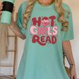 Hot Girls Read Book Lover Feminist Reader Premium Tri-Blend Women's Comfort Colors T-Shirt Violet