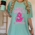 Hot Girls Read Books Cute Book Reader Women Women's Comfort Colors T-Shirt Violet