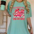 HUGvyn All Booked For Valentines Teacher Book Reading Heart Women's Comfort Colors T-Shirt Violet