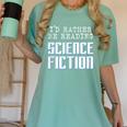I'd Rather Be Reading Science Fiction Sci Fi Book Reader Women's Comfort Colors T-Shirt Violet