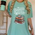 I'm Booked For The Winter Book Lover Women's Comfort Colors T-Shirt Violet I'm Booked For The Winter Book Lover Women's Comfort Colors T-Shirt Violet