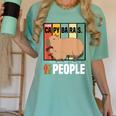 Introvert Capybara Rodent Animal Lover Antisocial Retro Women's Comfort Colors T-Shirt Violet