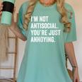 Introvert Quote Snarky Women's Comfort Colors T-Shirt Violet Introvert Quote Snarky Women's Comfort Colors T-Shirt Violet