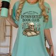 Introverted Book Club Member Anti Social Reader Women's Comfort Colors T-Shirt Violet Introverted Book Club Member Anti Social Reader Women's Comfort Colors T-Shirt Violet