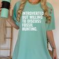 Introverted But Fossil Hunting Introvert Fossil Hunter Women's Comfort Colors T-Shirt Violet Introverted But Fossil Hunting Introvert Fossil Hunter Women's Comfort Colors T-Shirt Violet