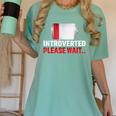 Introverted Please Wait Introvert Saying Sarcasm Women's Comfort Colors T-Shirt Violet Introverted Please Wait Introvert Saying Sarcasm Women's Comfort Colors T-Shirt Violet