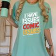 I Have Issues Comic Issues Comic Book Lover Women's Comfort Colors T-Shirt Violet I Have Issues Comic Issues Comic Book Lover Women's Comfort Colors T-Shirt Violet