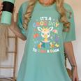 It's a Good Day To Read a Book Cute Giraffe Women's Comfort Colors T-Shirt Violet It's a Good Day To Read a Book Cute Giraffe Women's Comfort Colors T-Shirt Violet