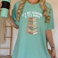 It's Not Hoarding If It's Books Book Reader Lover Women's Comfort Colors T-Shirt Violet It's Not Hoarding If It's Books Book Reader Lover Women's Comfort Colors T-Shirt Violet
