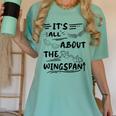 It's All About The Wingspan For Book Lover Women's Comfort Colors T-Shirt Violet