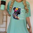Just a Girl Who Loves Books Women's Comfort Colors T-Shirt Violet Just a Girl Who Loves Books Women's Comfort Colors T-Shirt Violet