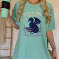 Just a Girl Who Loves Dragons And Books Fantasy Women's Comfort Colors T-Shirt Violet Just a Girl Who Loves Dragons And Books Fantasy Women's Comfort Colors T-Shirt Violet