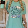 Just One More Chapter Book Lover Reading Quote Women's Comfort Colors T-Shirt Violet