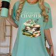 Just One More Chapter Book Lover Women's Comfort Colors T-Shirt Violet