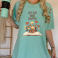 Just One More Chapter Book Lovers Floral Women's Comfort Colors T-Shirt Violet Just One More Chapter Book Lovers Floral Women's Comfort Colors T-Shirt Violet