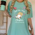 Just One More Chapter I Read Past My Bedtime Cat Book Lover Women's Comfort Colors T-Shirt Violet Just One More Chapter I Read Past My Bedtime Cat Book Lover Women's Comfort Colors T-Shirt Violet