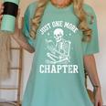 Just One More Chapter Skeleton Reader Reading Book Lover Women's Comfort Colors T-Shirt Violet Just One More Chapter Skeleton Reader Reading Book Lover Women's Comfort Colors T-Shirt Violet