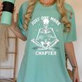 Just One More Chapter Skeleton Reading Bookworm Women's Comfort Colors T-Shirt Violet Just One More Chapter Skeleton Reading Bookworm Women's Comfort Colors T-Shirt Violet