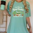 I Just Want To Read Books And Buy More Plants Women's Comfort Colors T-Shirt Violet