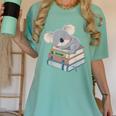 Koala Reading Book Pajama Sleep Women's Comfort Colors T-Shirt Violet