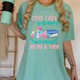 THIS LADY Will Never Own Enough BOOKS & YARN Women's Comfort Colors T-Shirt Violet THIS LADY Will Never Own Enough BOOKS & YARN Women's Comfort Colors T-Shirt Violet