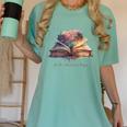 Let The Adventures Begin Book Lovers Magical Whimsical Art Women's Comfort Colors T-Shirt Violet Let The Adventures Begin Book Lovers Magical Whimsical Art Women's Comfort Colors T-Shirt Violet