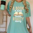 Librarian A Book A Day For Book Lover Reading Library Women's Comfort Colors T-Shirt Violet Librarian A Book A Day For Book Lover Reading Library Women's Comfort Colors T-Shirt Violet