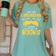 I Am Librarian Book Reader Library Book Reading Women's Comfort Colors T-Shirt Violet