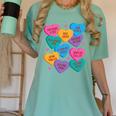 Librarian Shirt Valentines Book Worm Reading Tshirt Premium Tri-Blend Women's Comfort Colors T-Shirt Violet