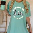 Libraries Are For Everyone Read Banned Book Librarian Reader Women's Comfort Colors T-Shirt Violet