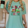 Library Crew Book Lovers Reader Teacher Librarian Christmas Women's Comfort Colors T-Shirt Violet Library Crew Book Lovers Reader Teacher Librarian Christmas Women's Comfort Colors T-Shirt Violet