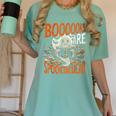 Library Halloween Book Lover Ghost With Books Women's Comfort Colors T-Shirt Violet