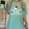 Most Likely To Read A Book On Christmas Family Matching Women's Comfort Colors T-Shirt Violet