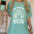 Literary Grandma Reading Club Book Lover Story Enthusiast Women's Comfort Colors T-Shirt Violet