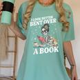I Look Better Bent Over A Book Book Lover Women's Comfort Colors T-Shirt Violet