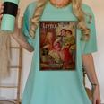 Louisa May Alcott Coming Of Age Novel Little Women Book Cover Small Women's Comfort Colors T-Shirt Violet
