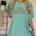 I Love You To The Library And Back Book Lover Quote Women's Comfort Colors T-Shirt Violet