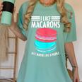 Macaroons Dessert Antisocial Introvert Pastries Food Lover Women's Comfort Colors T-Shirt Violet Macaroons Dessert Antisocial Introvert Pastries Food Lover Women's Comfort Colors T-Shirt Violet