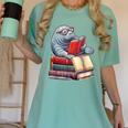 Manatee Reading Books Matching Bookworm Readers Librarian Women's Comfort Colors T-Shirt Violet Manatee Reading Books Matching Bookworm Readers Librarian Women's Comfort Colors T-Shirt Violet