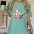 Marie Antoinette Reading A Book Women's Comfort Colors T-Shirt Violet Marie Antoinette Reading A Book Women's Comfort Colors T-Shirt Violet